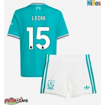 Camiseta Liverpool Giovanni Leoni #15 Tercera Equipación para niños 2025-26 manga corta (+ pantalones cortos)